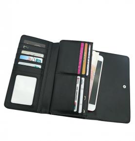 PU Leather Wallet with zipper for sublimation printing